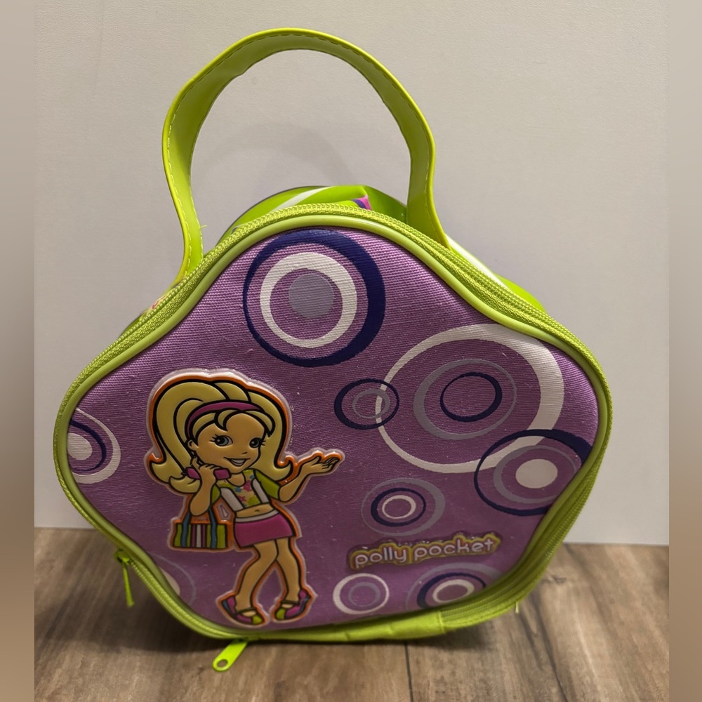 2004 Polly Pocket Storage Zip Doll Case Y2K